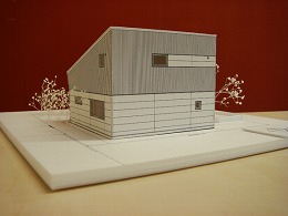 模型作成・建築模型・住宅模型 ペーパーフォームボード 後 / 右
