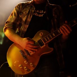 Alex Balazik from the Three Skins on Guitar