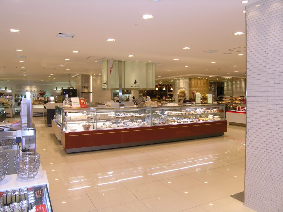 The Finished Marui Imai Sapporo Shop - Photograph after Completion
