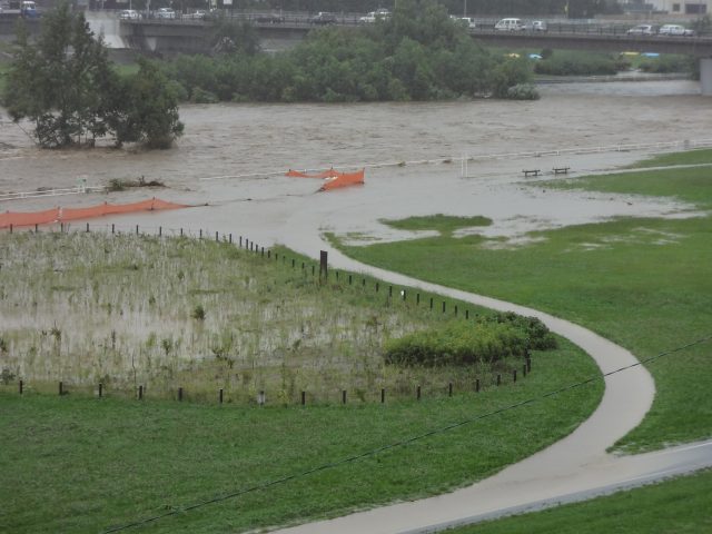Toyohira River Flooding