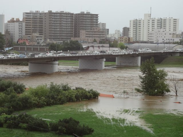 Toyohira River Flooding
