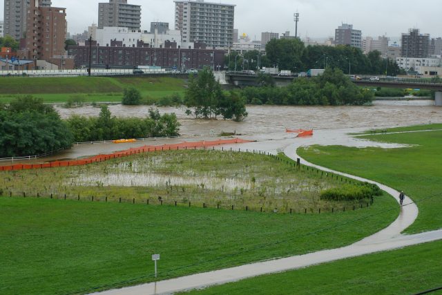 Toyohira River Flooding