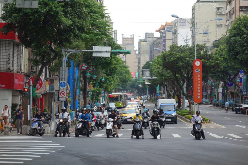 Scooters in Taiwan